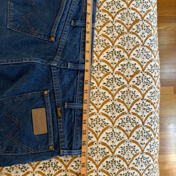 Vintage Dark Wash Wrangler Cowboy Cut Jeans 34x30 - Picture 3 of 8